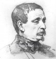 人物画家トーマス・クチュールの肖像